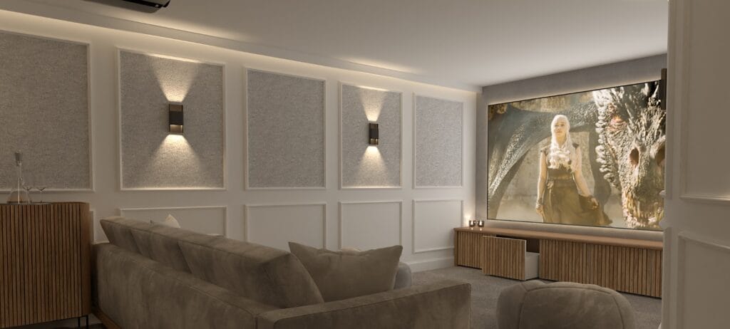 Bespoke Home Cinema - Lillliput - Elms Ave